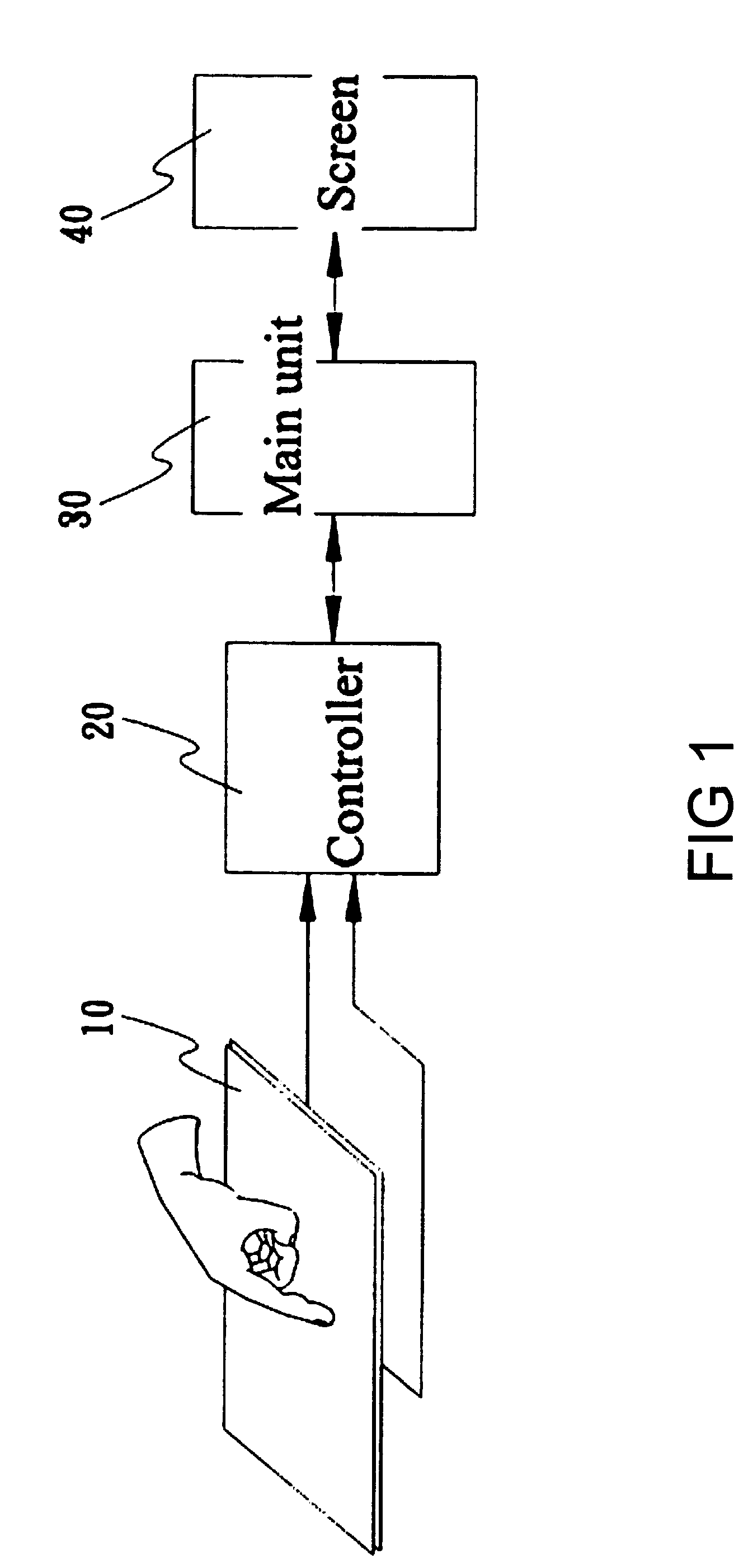 Method for identifying a movement of single tap on a touch device