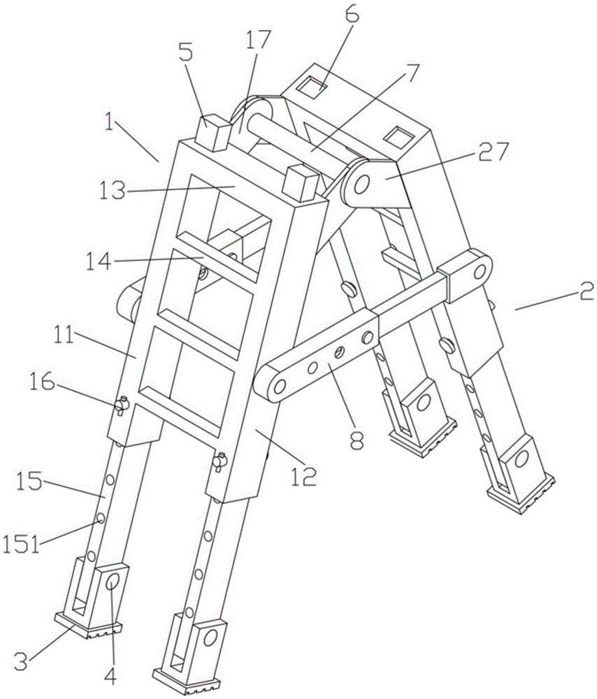 Foldable ladder applicable to various occasions