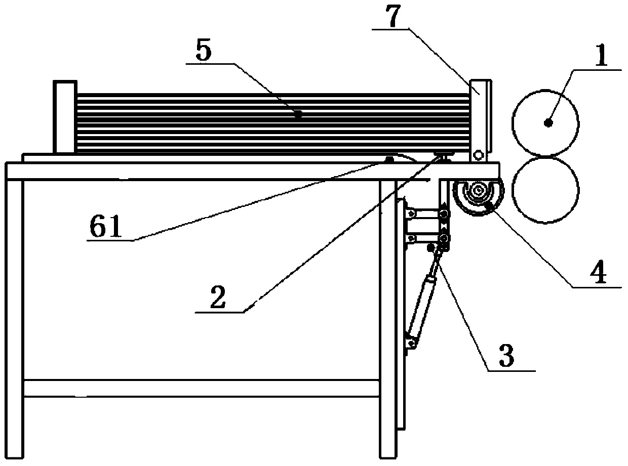 A pvc louver automatic printing machine and its working method