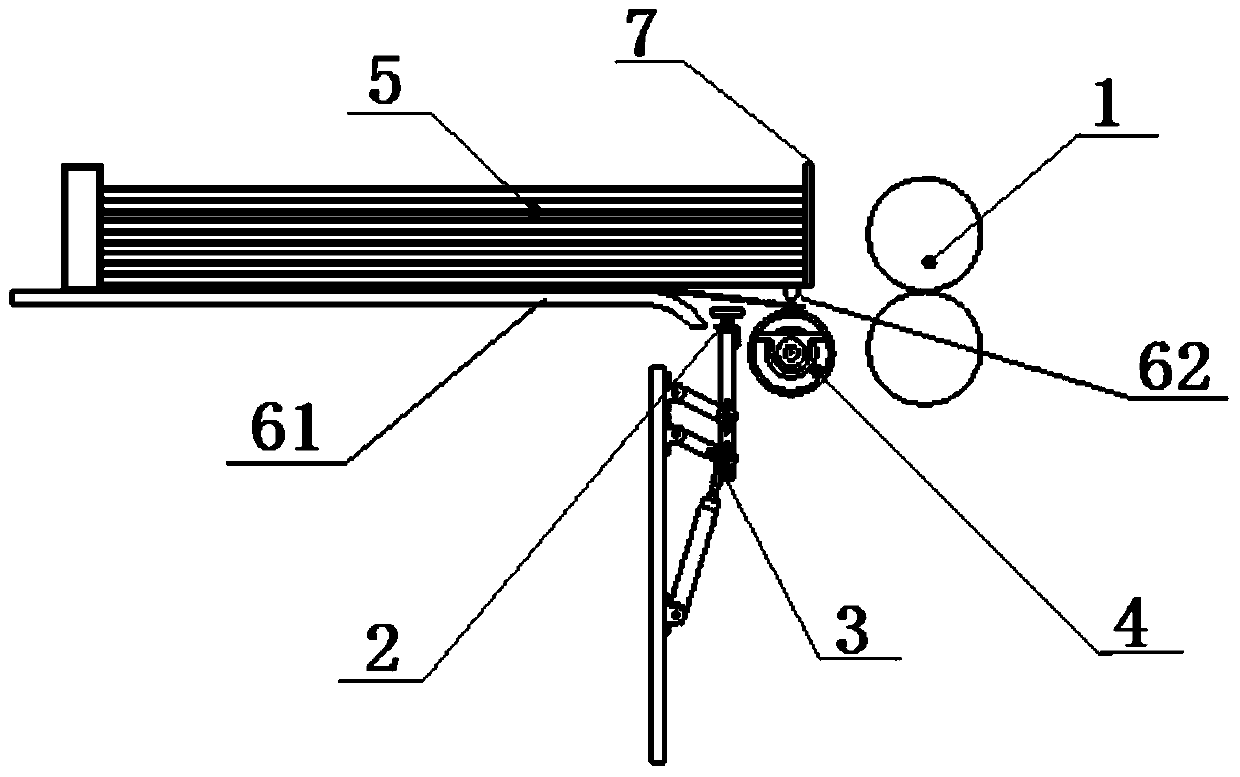 A pvc louver automatic printing machine and its working method