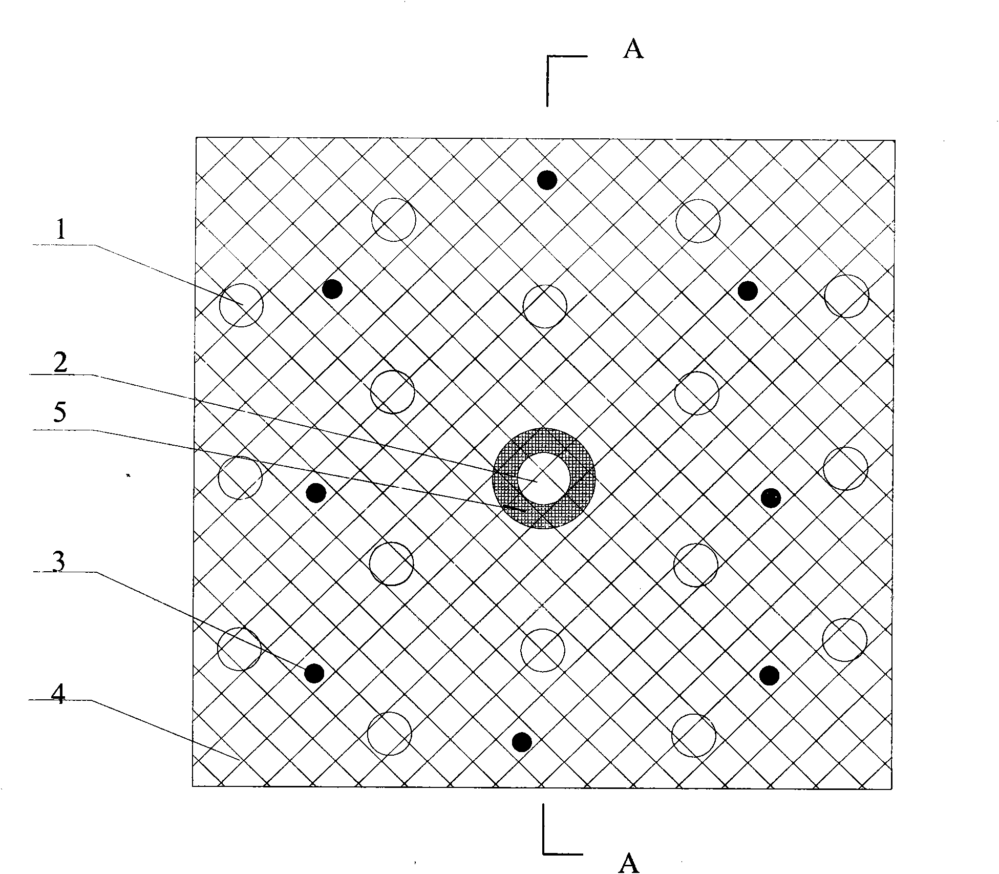 Method for draining gas by heating coal bed through drilling