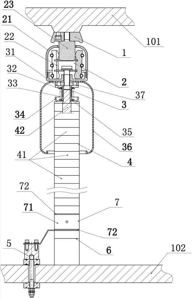 Core for GIS pot-type surge arrester