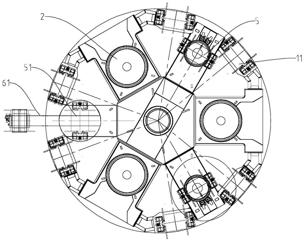 Vertical cabling automatic disc feeding system