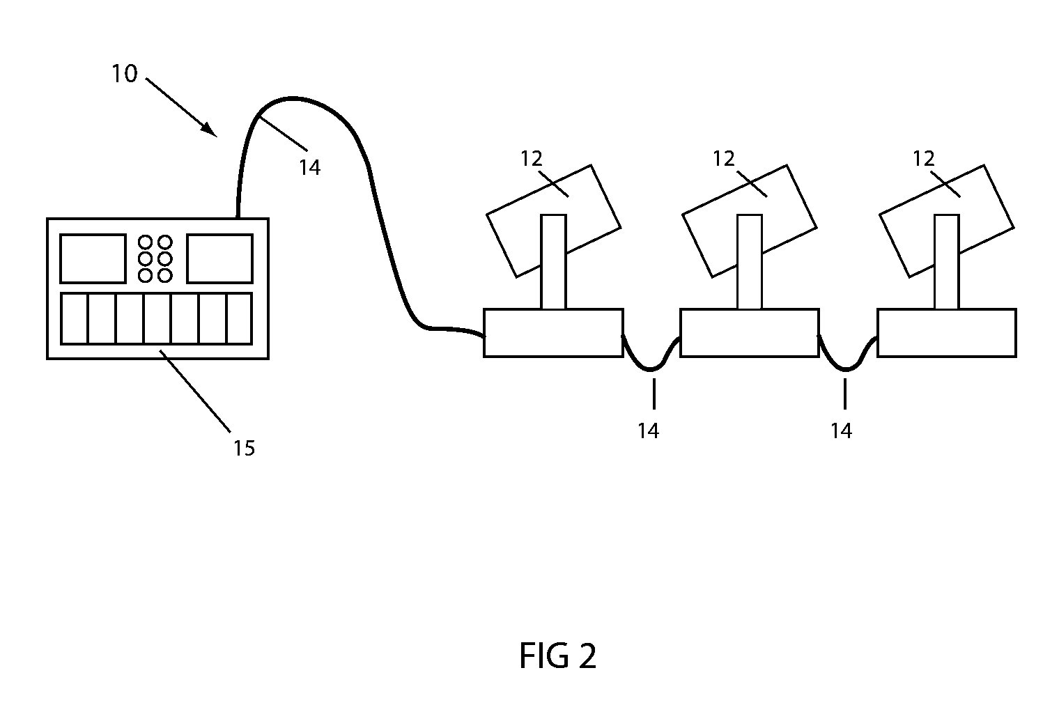 Beam control system for an LED luminaire