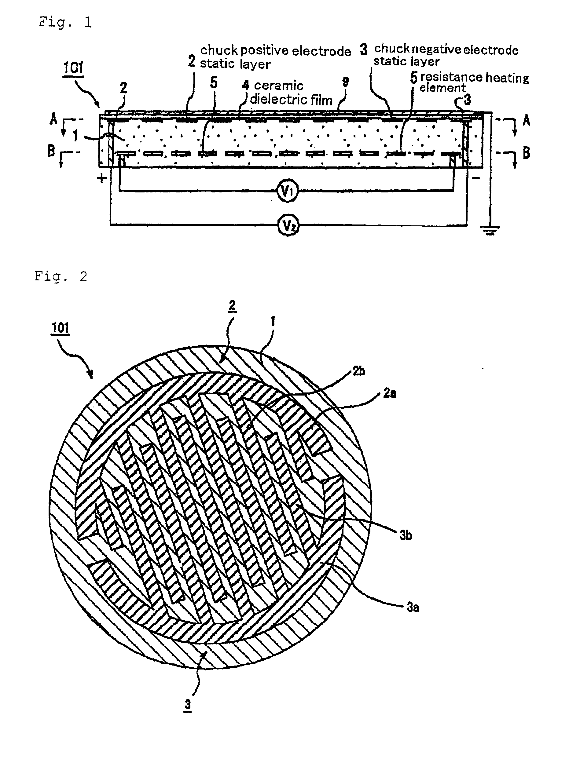 Ceramic board for apparatuses for semiconductor manufacture and inspection