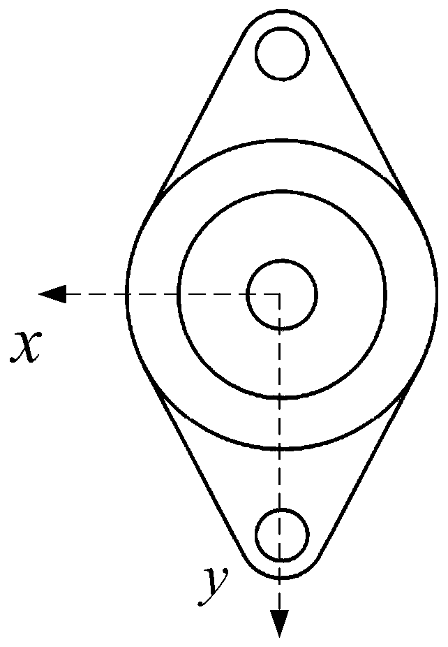 Attitude error compensation method of laser gyroscope dual-axis rotary inertial navigation system