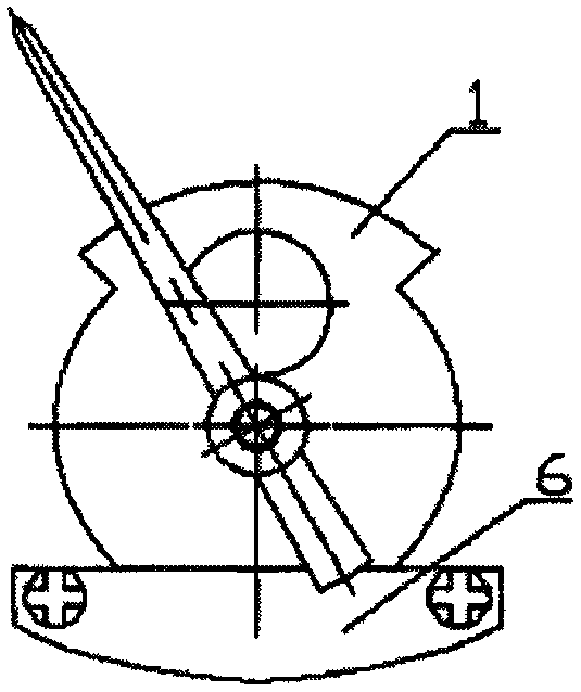 Pointer and rotor flowmeter