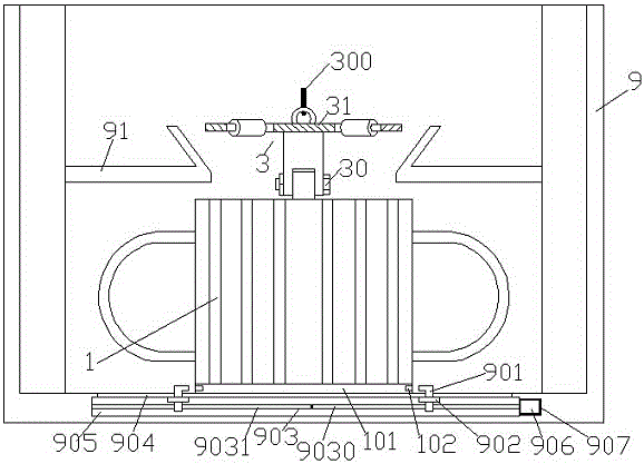 Transformer assembly with guiding and positioning apparatus and convenient to mount, and use method therefor