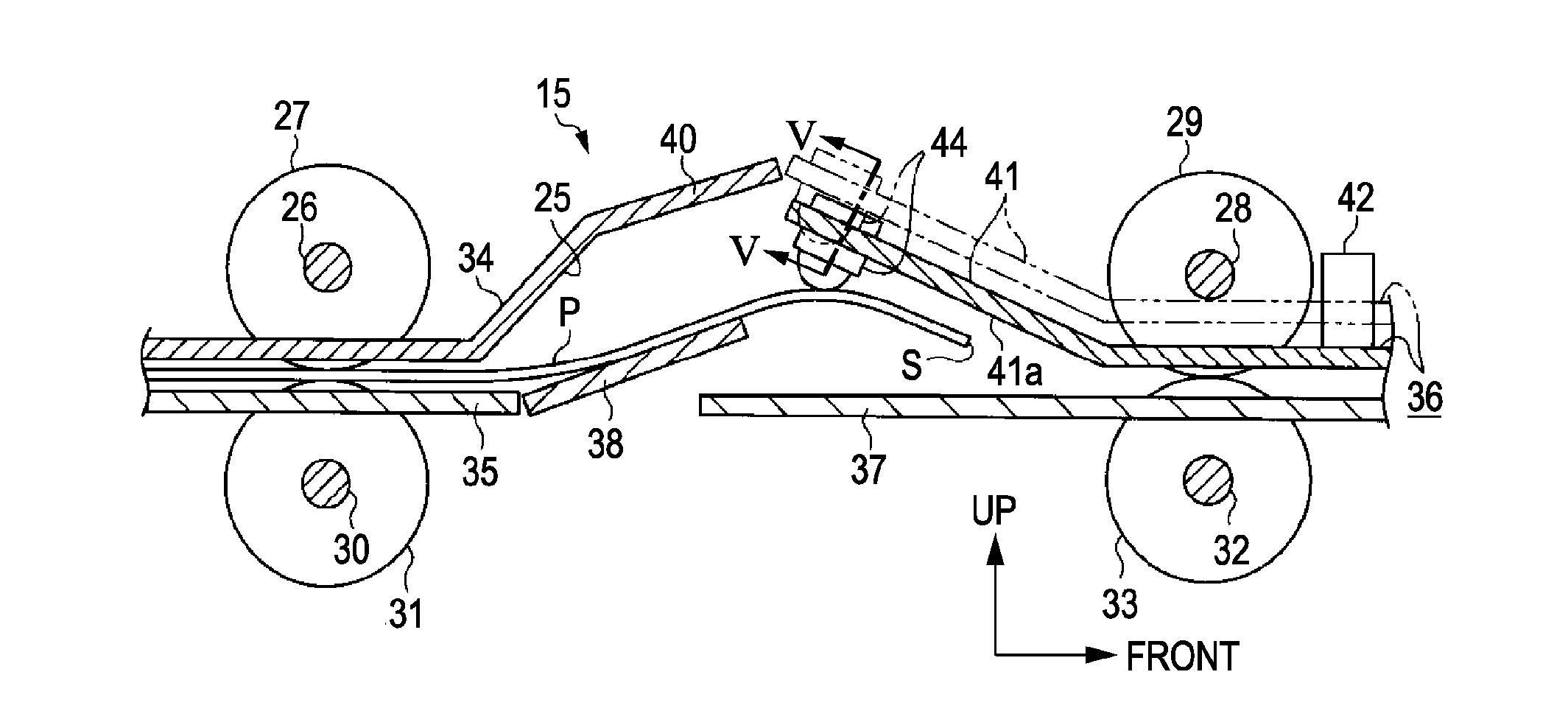 Skew correction device and recording apparatus