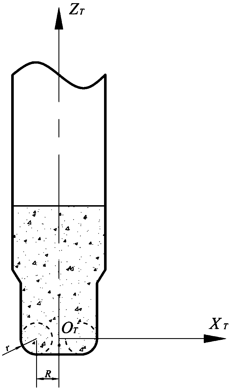 Grinding wheel path generation method for tilting-axis single-point grinding of free-form curved surface