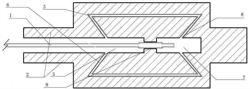 Roller water-entering/returning pipeline system device for two-roll calender