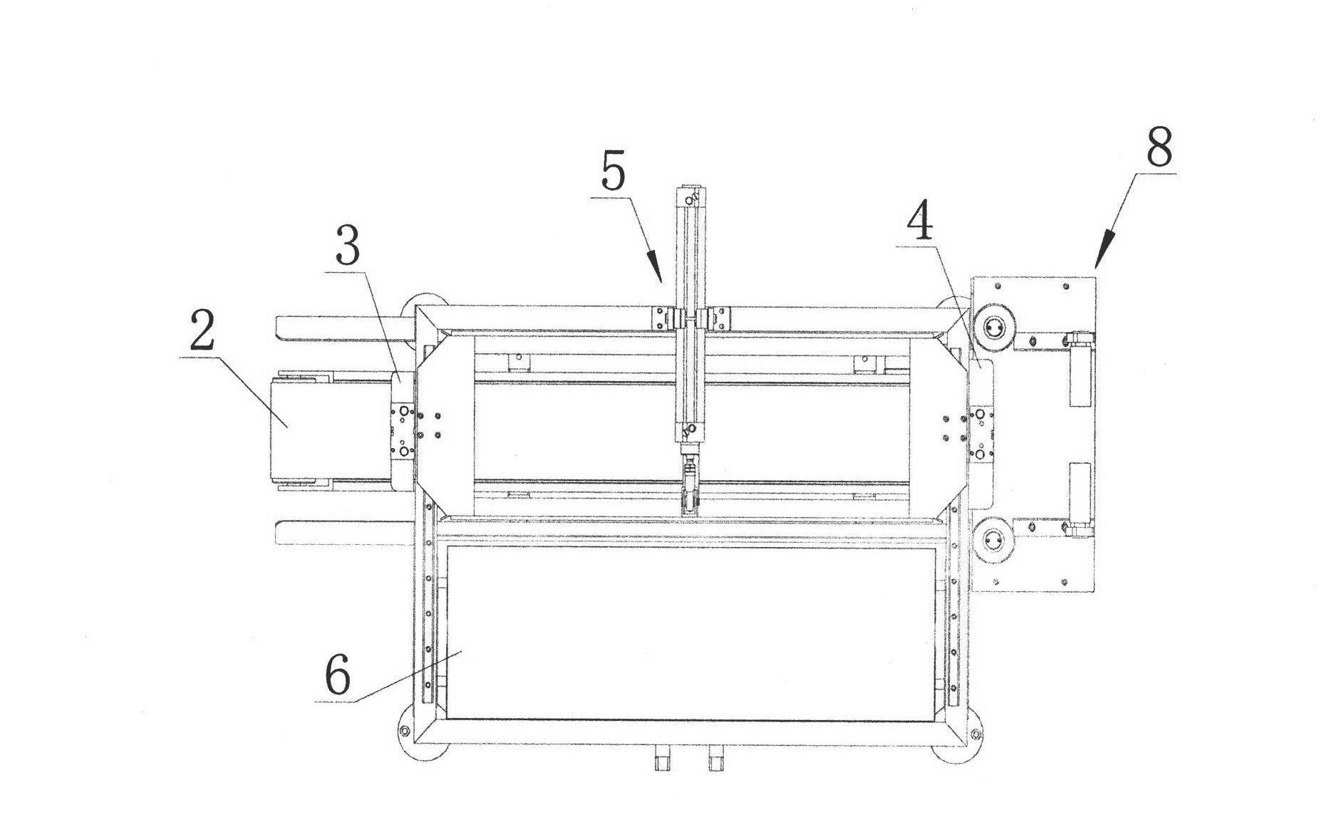 Full-automatic cigarette conveyance caching device