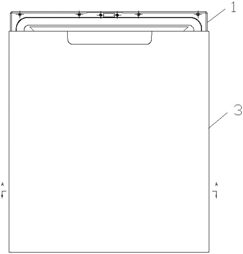 Door body strengthening structure