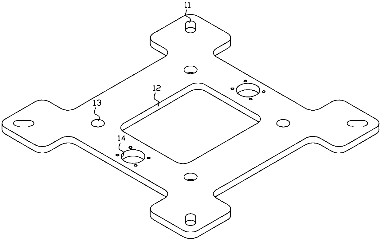 Steering wheel connecting device for AGV (automatic guided vehicle)