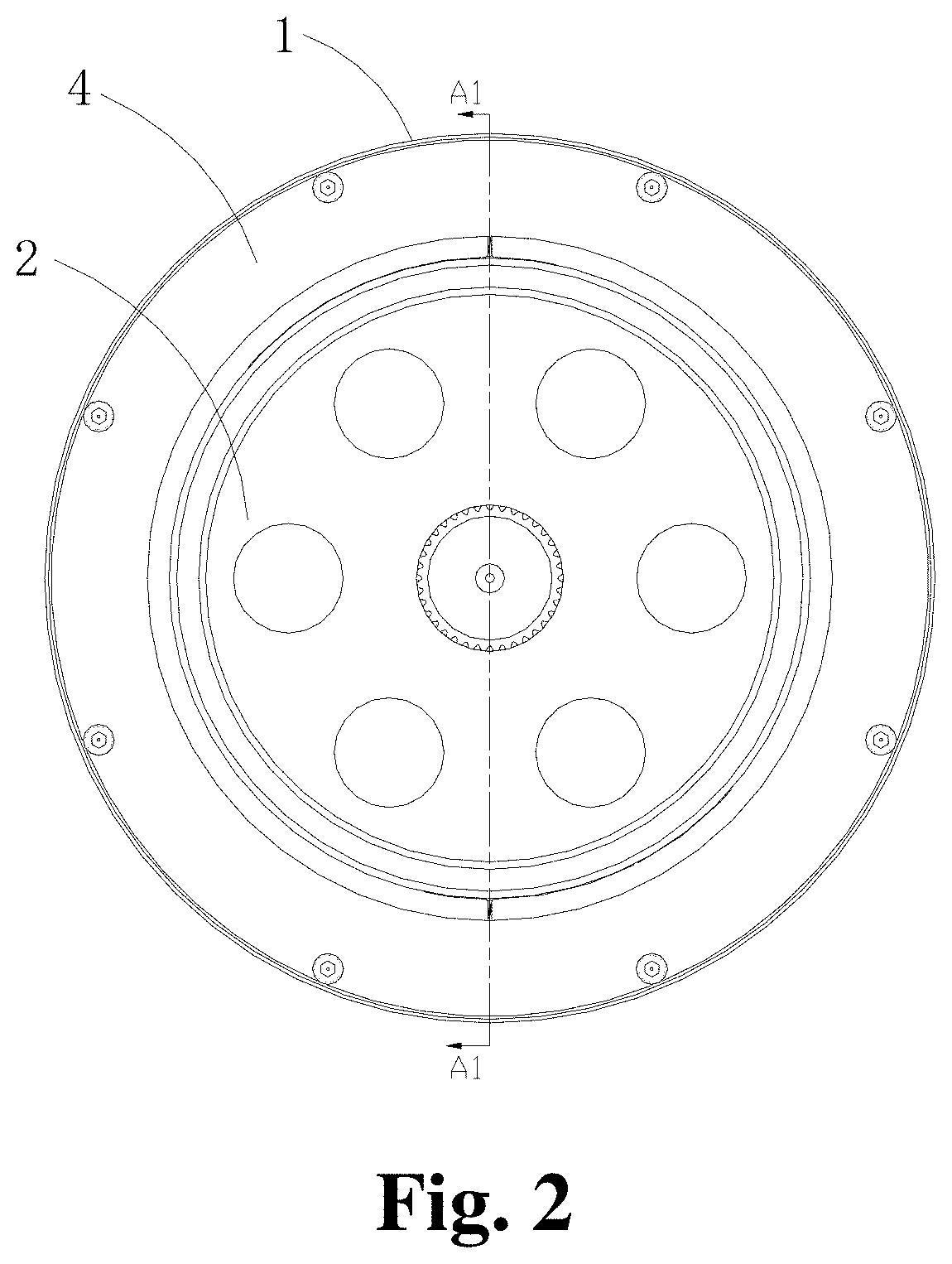 A lower pair arc stop-block overrunning clutch