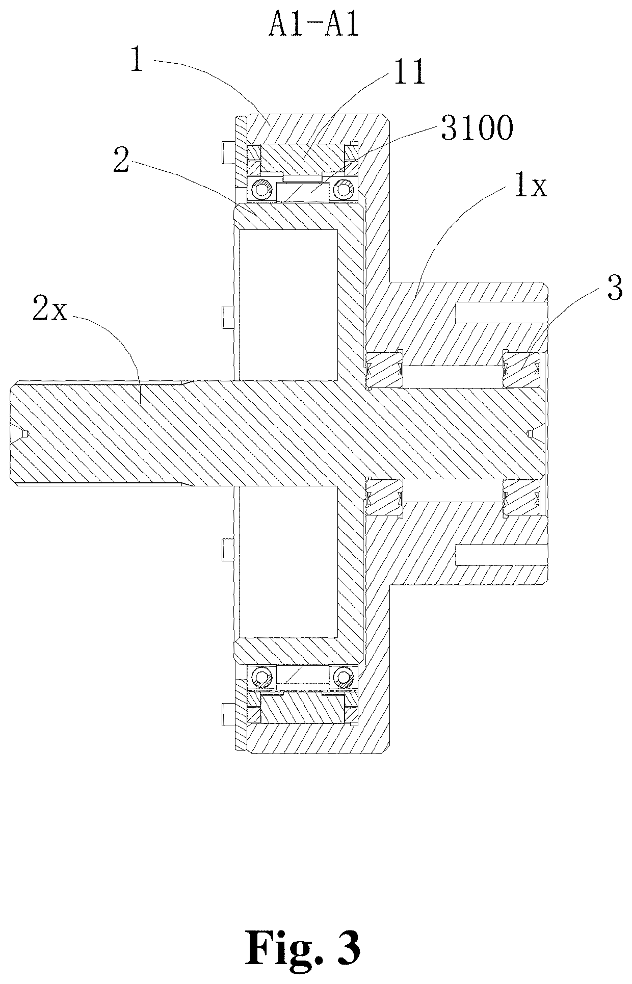 A lower pair arc stop-block overrunning clutch