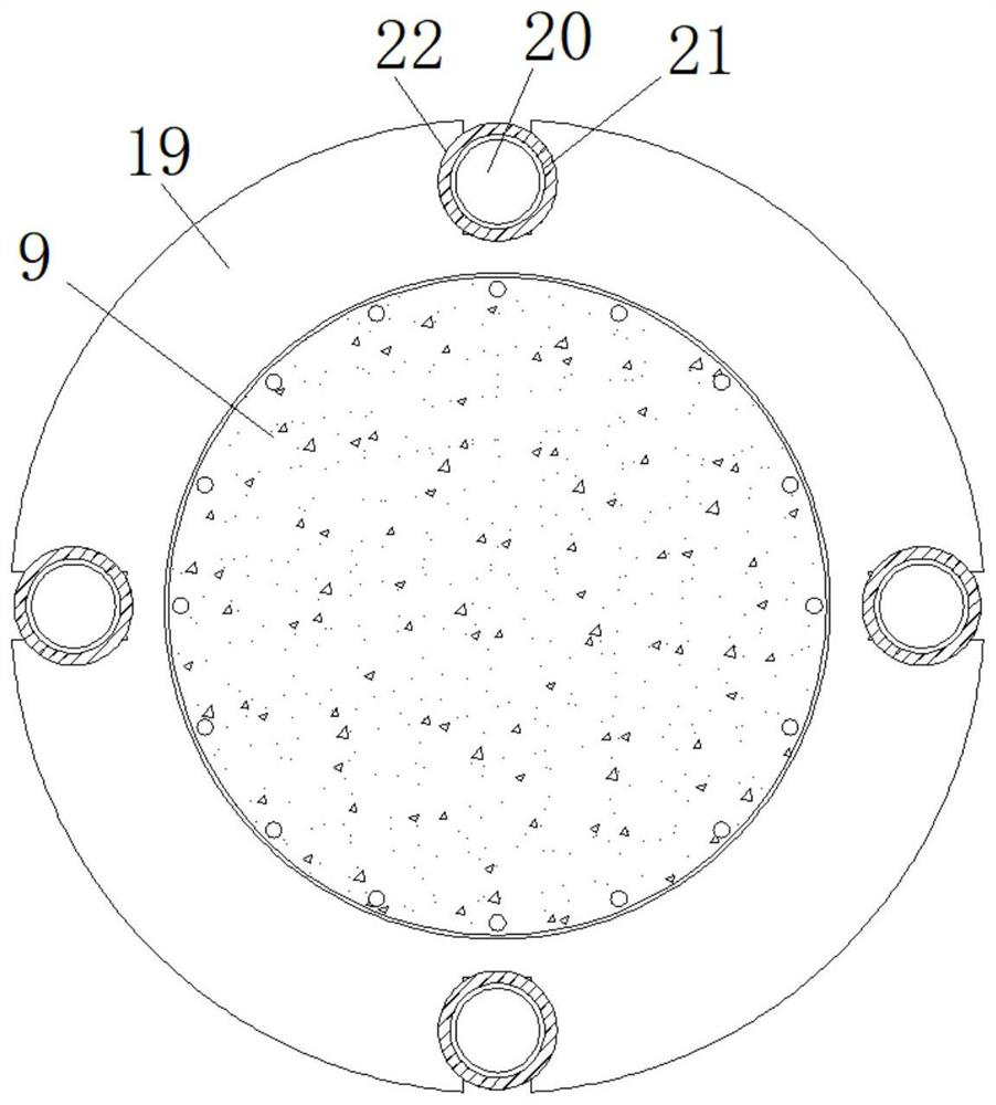 Anti-clogging mechanical hopper for construction engineering