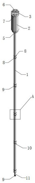 A probe rod and method for multi-parameter in-situ observation of seabed pore water based on fiber grating