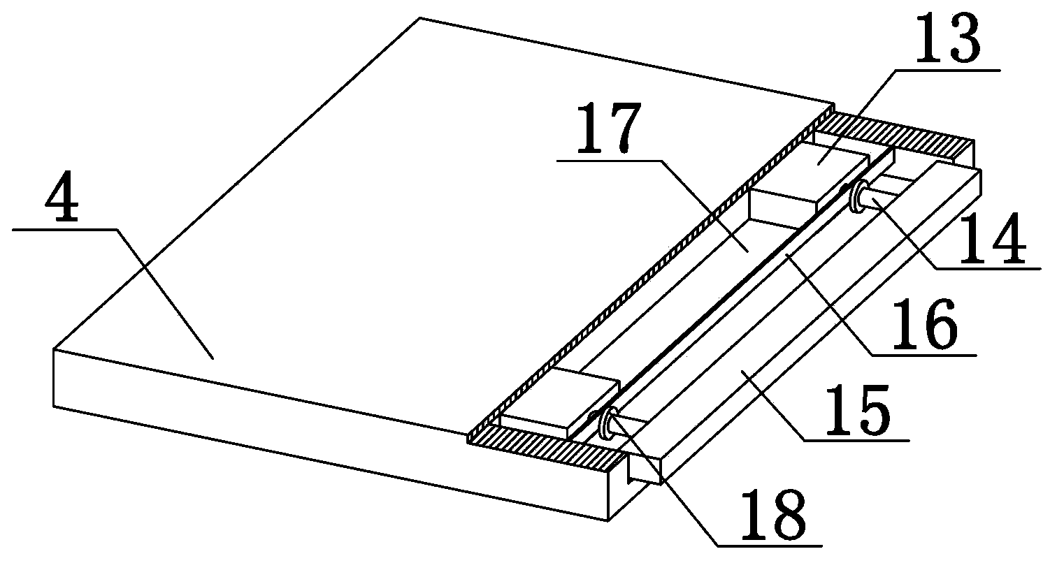 Elevator car with telescopic pedal