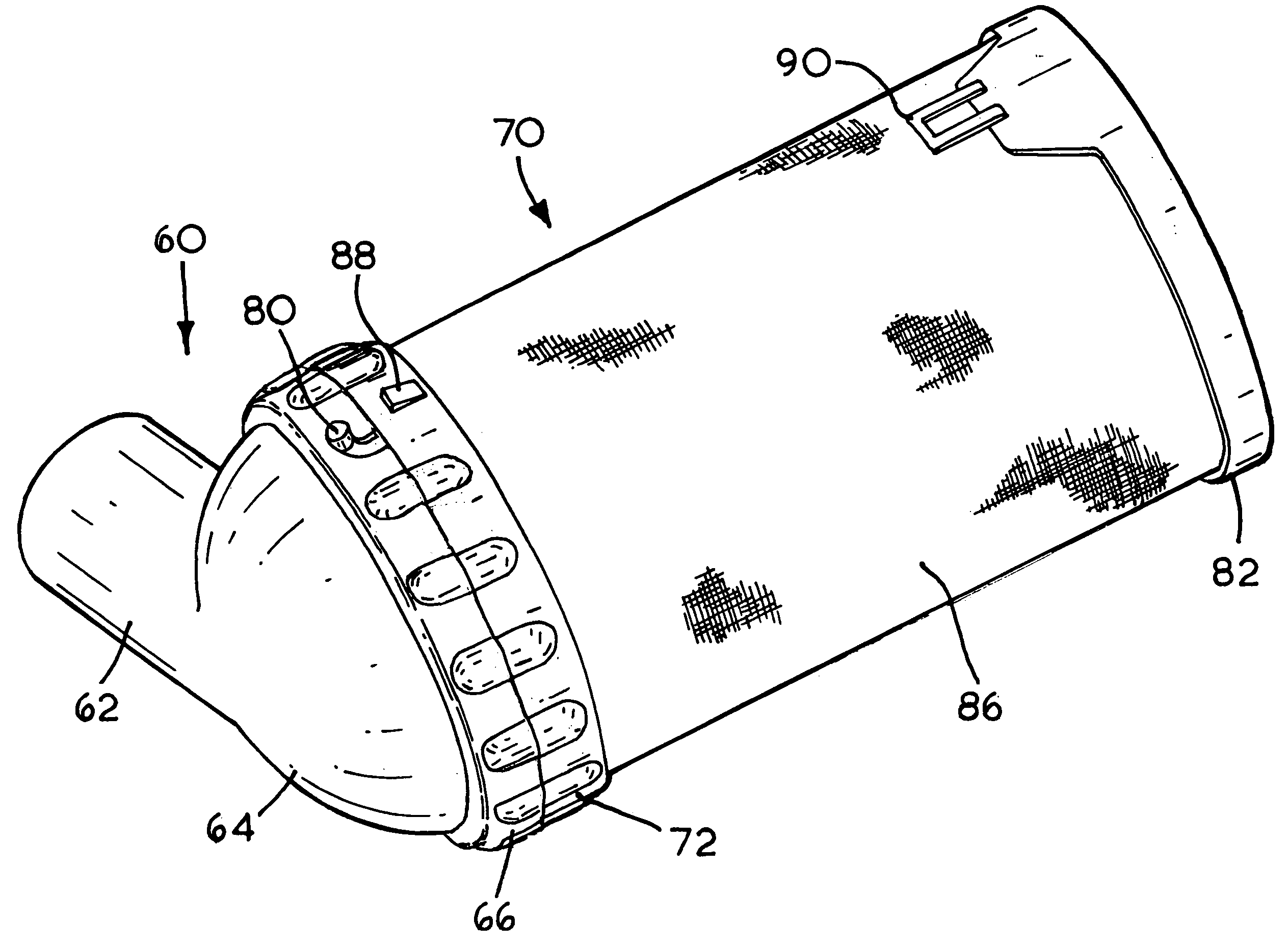 Debris collection container for a planer