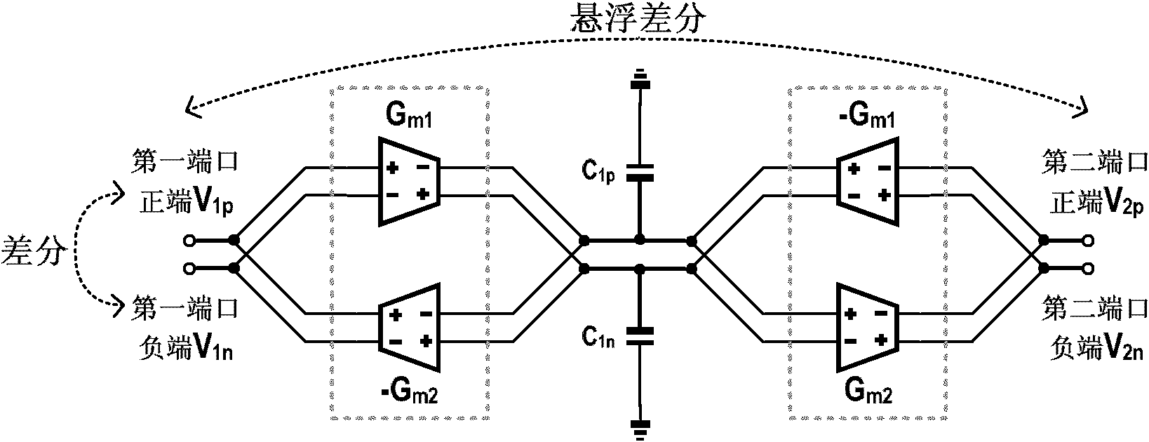 Suspension difference active inducer based on positive feedback