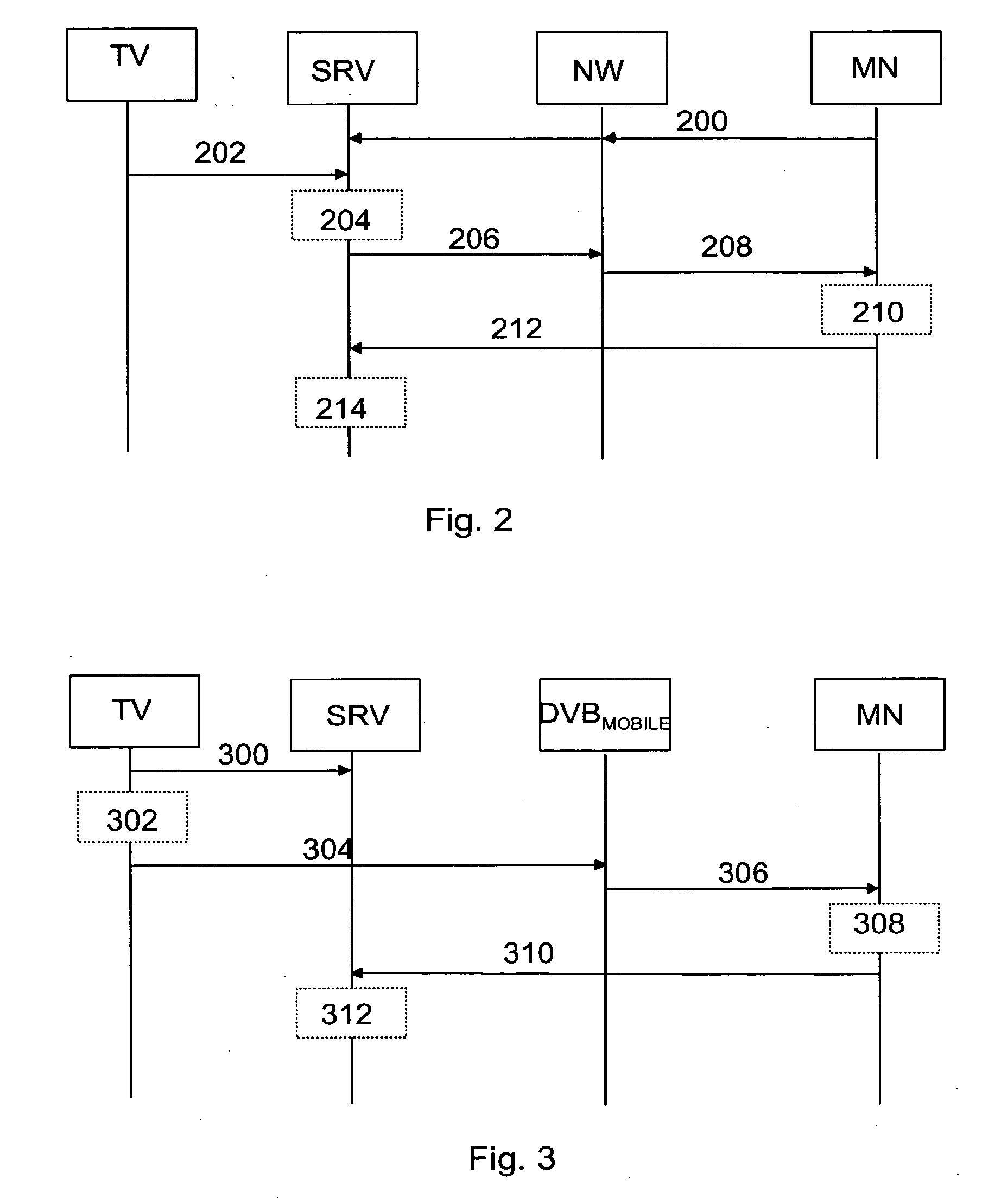 Broadcast storage arrangement