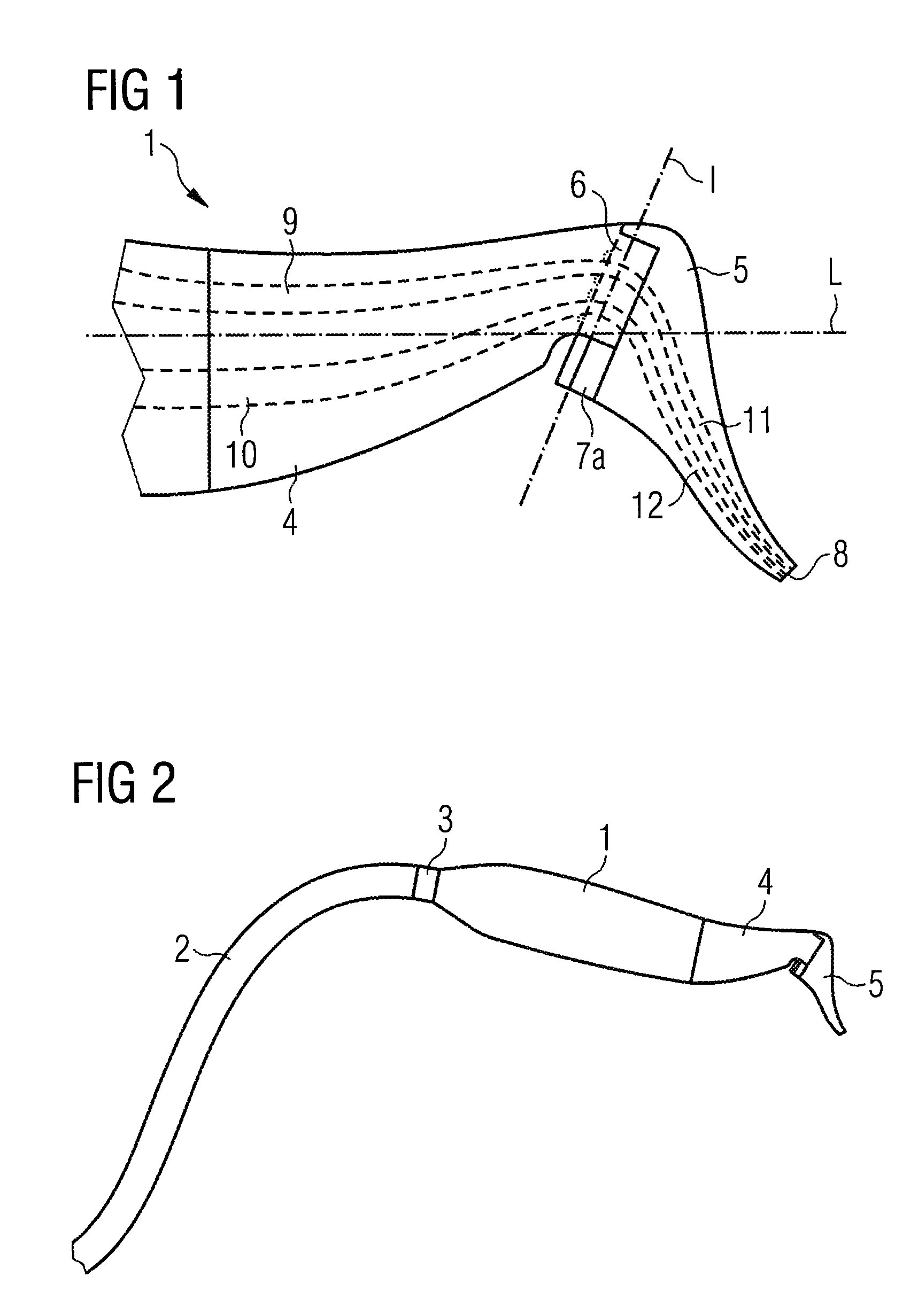 Medical handset and exchangeable nozzle for the same