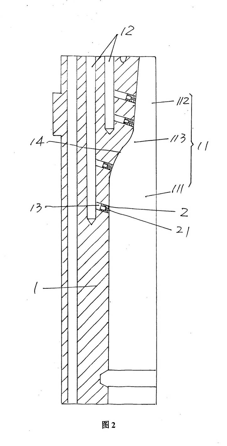 Mold for preparing glass container