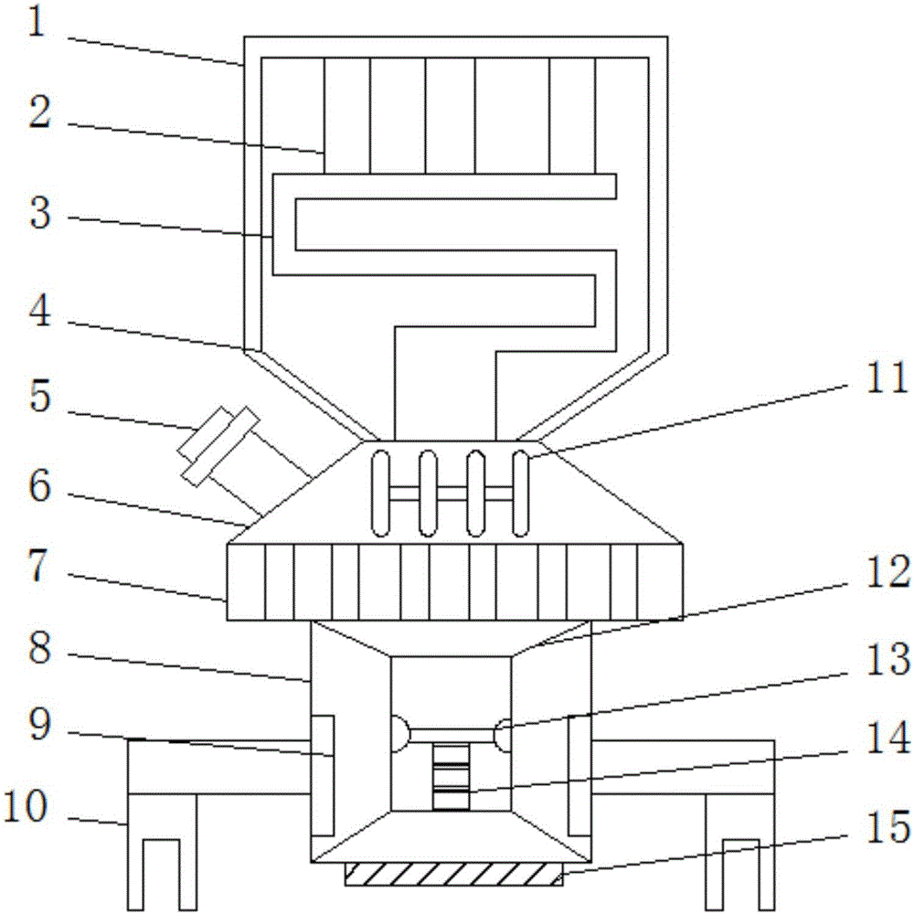 Tail heat absorption device of saturated steam boiler