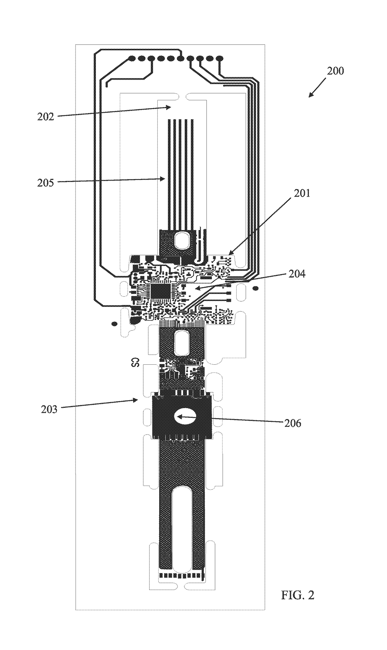 Single PCB wrist worn device