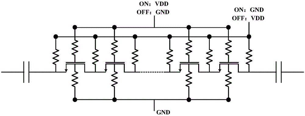 Direct current blocking circuit and switching circuit