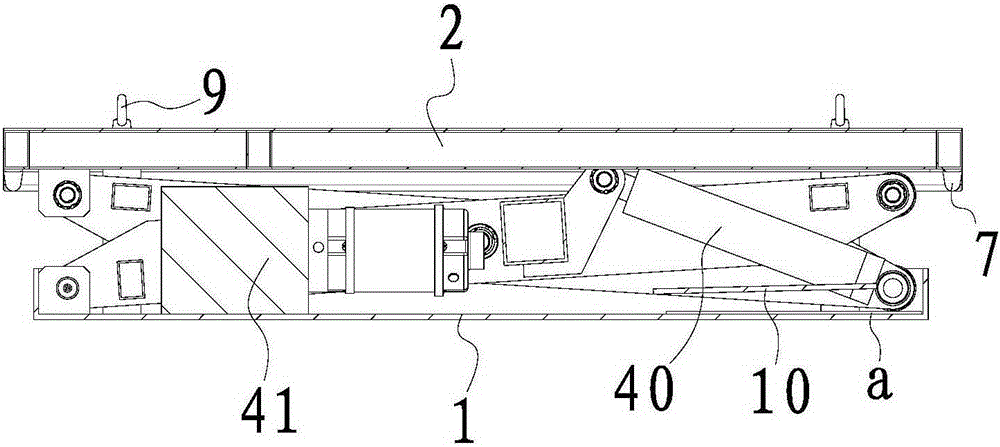 Fixed hydraulic lifting machine