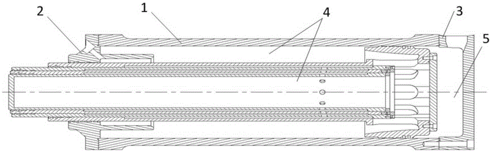 Self-buffering-type gas-liquid mixing multi-stage ejection mechanism