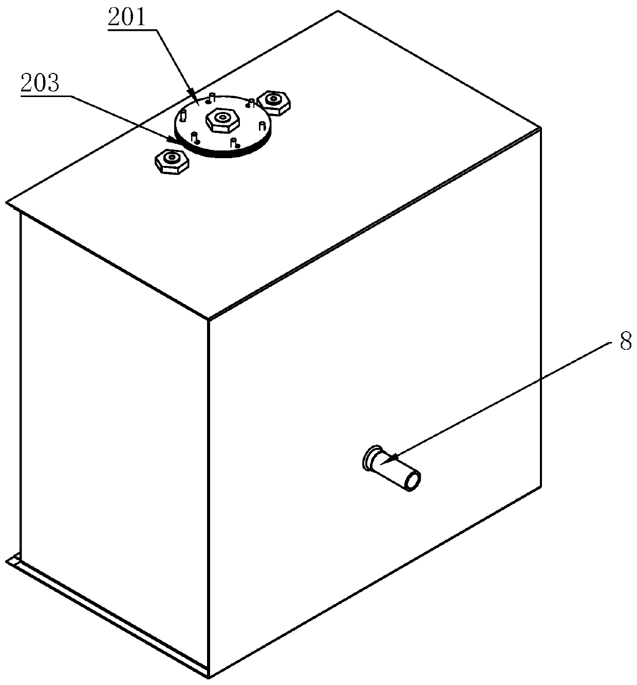 Safe and energy-saving heating water tank