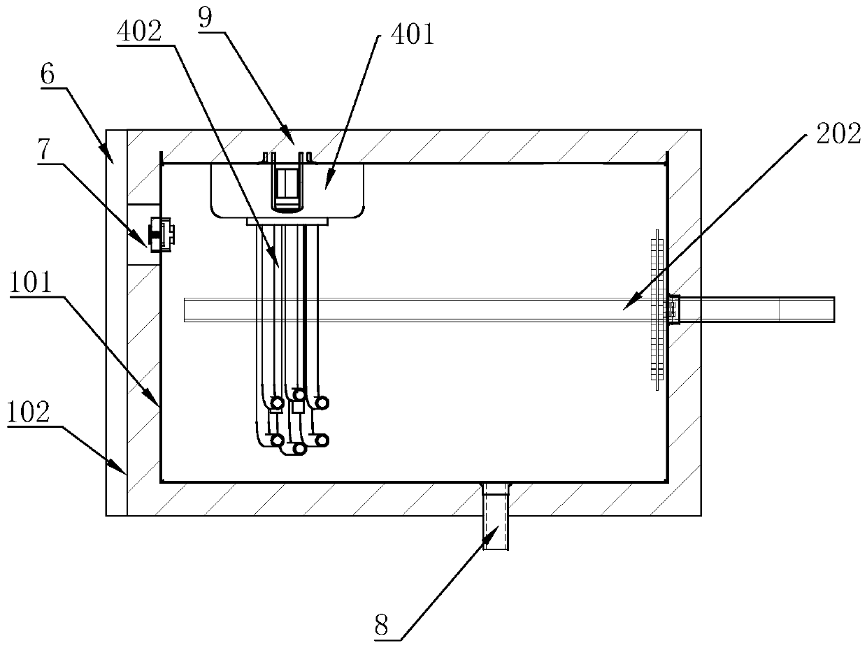 Safe and energy-saving heating water tank