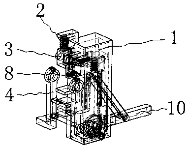 Plastic pipe hot melting welding machine