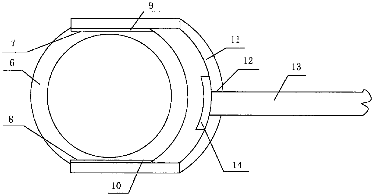 Heating and ventilation pipeline plastic natural bending supporting and heating and ventilation pipe fixing device and operation method