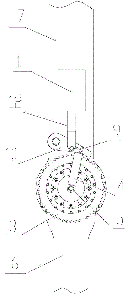 Anti-falling self-locking mechanism for exoskeleton robot