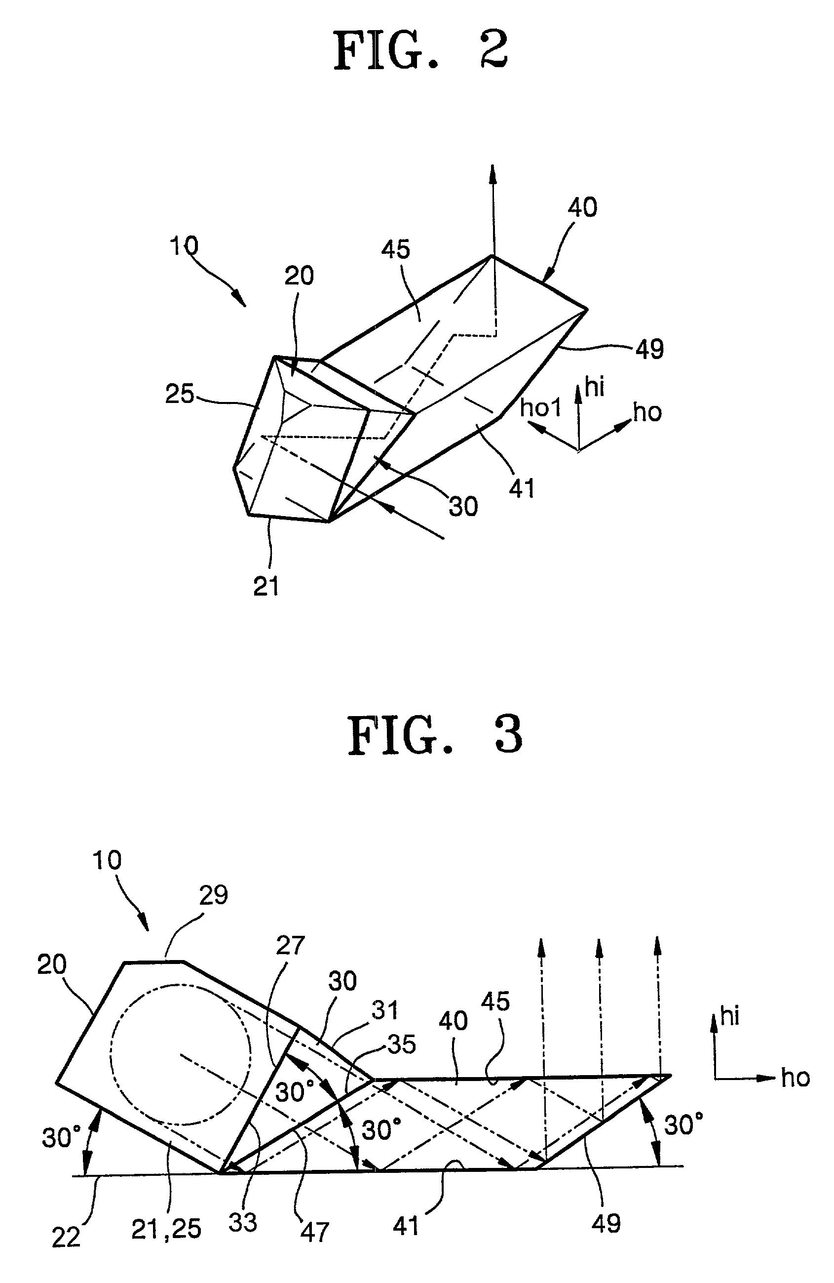 Reflection type compound prism and optical pickup apparatus employing the same