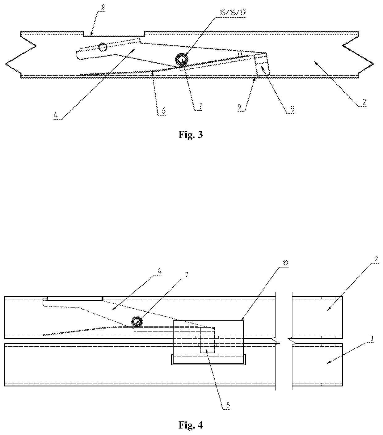 Folding transport container