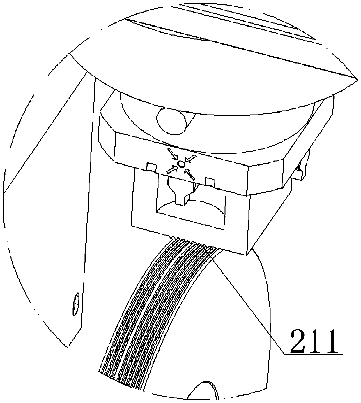 High precision diamond grinding wheel processing method and special processing equipment matched with same