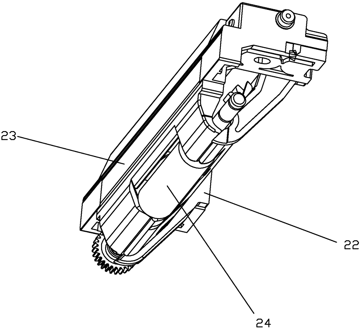 A micro-printer movement