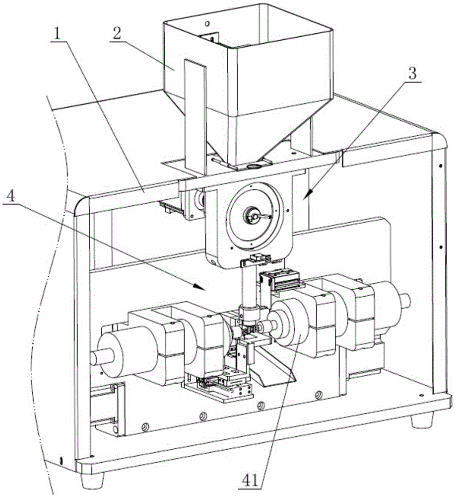 Full-automatic spherical material perforating machine