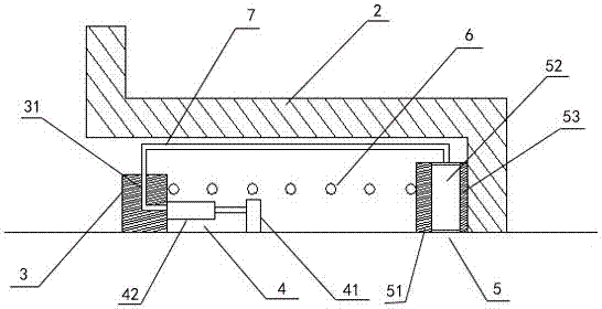 Ship stern shaft sealing device