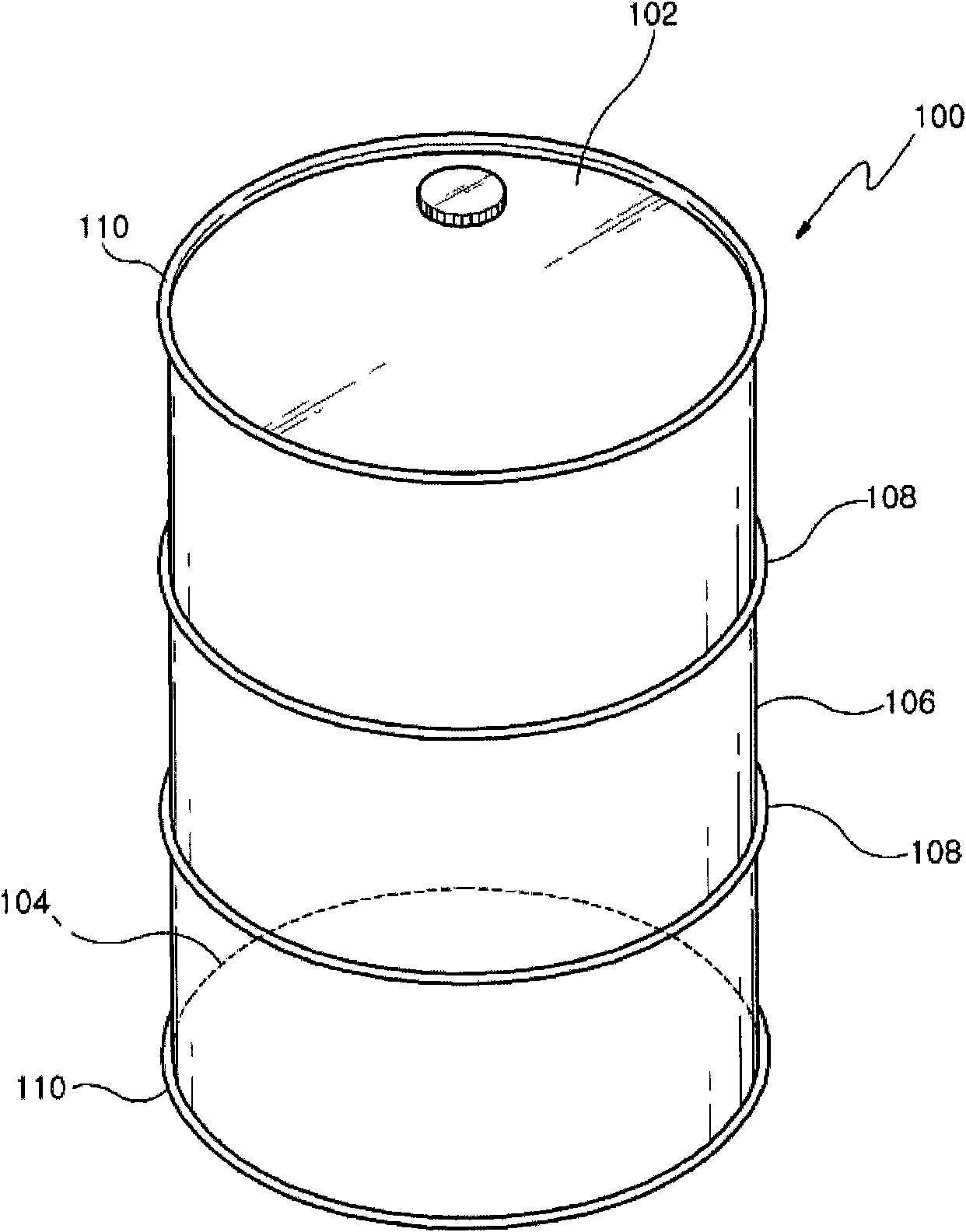 Pallet for transporting drums