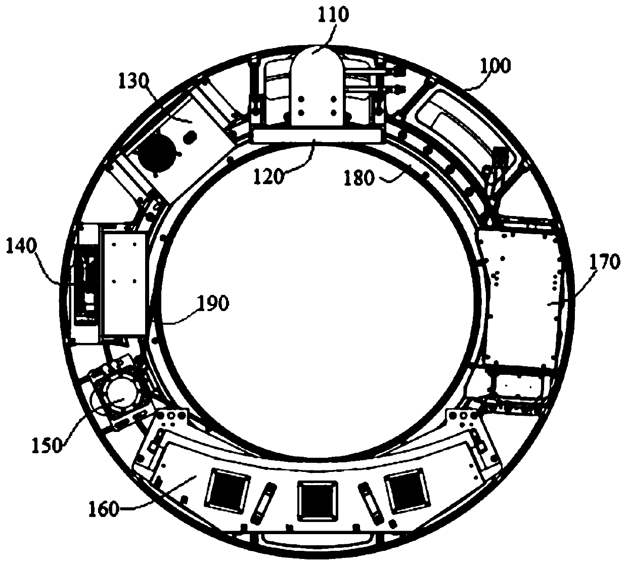 CT scanning frame and CT scanning device