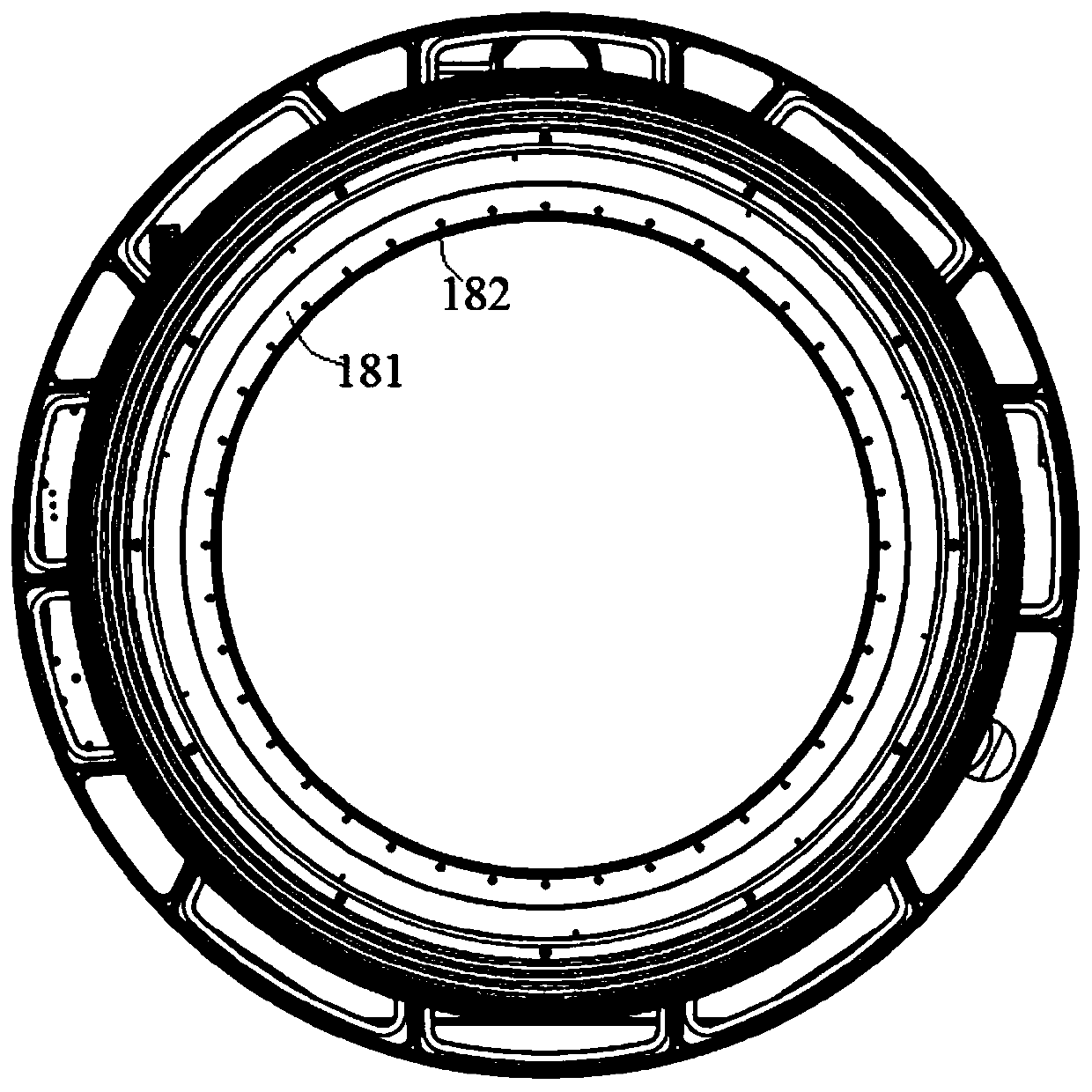 CT scanning frame and CT scanning device