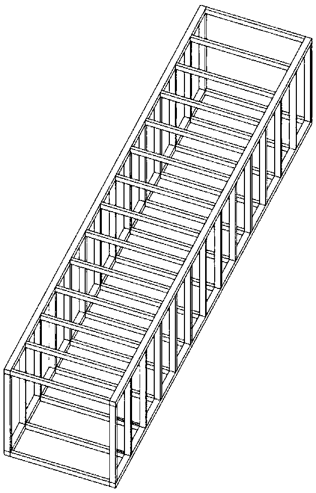 House construction building structure module, house and method for constructing same