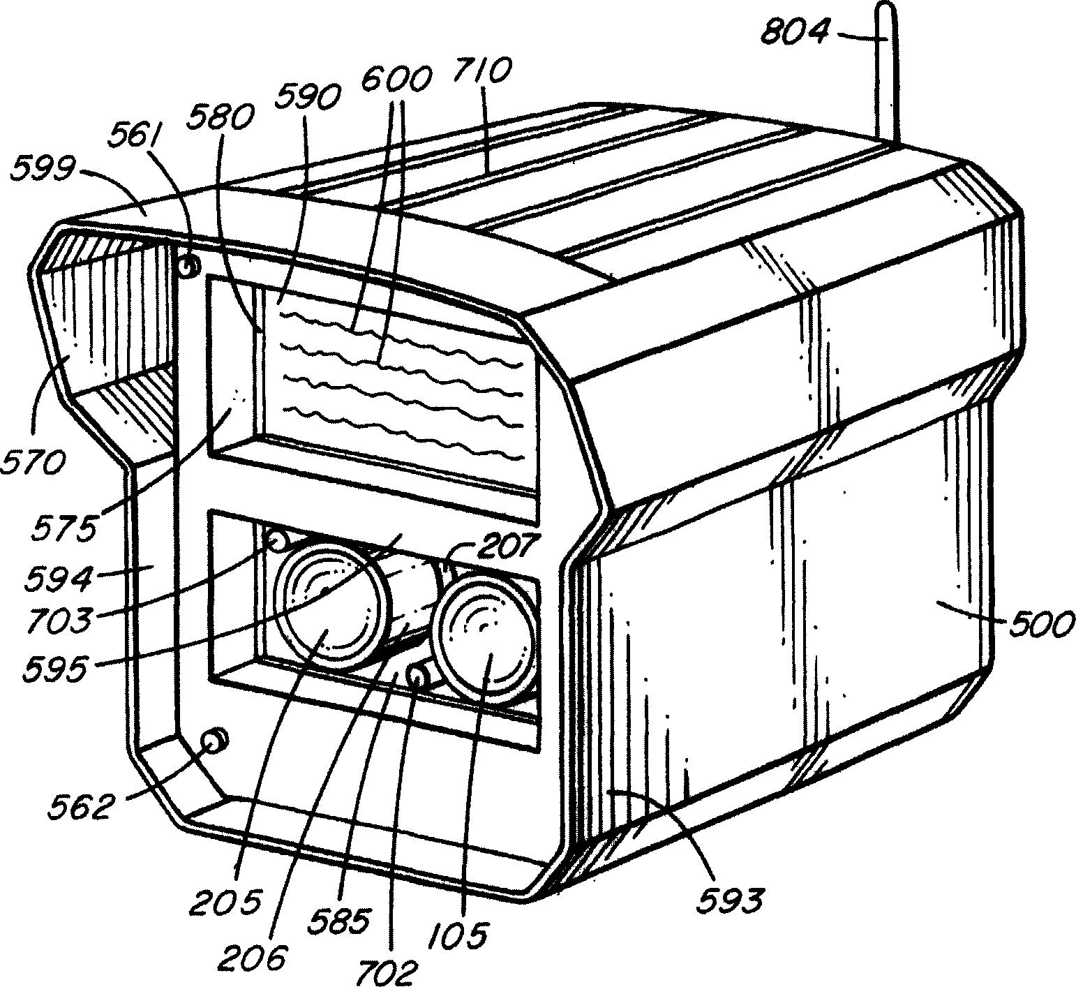 Dual camera surveillance and control system