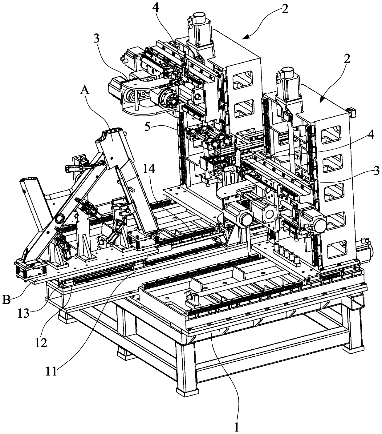 Automatic position-finding drilling machine and automatic position-finding drilling method thereof